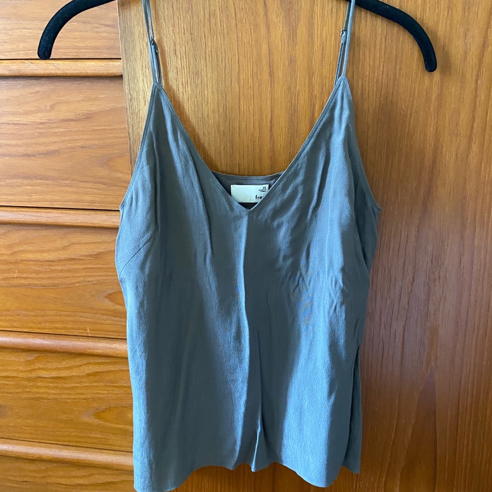 Wilfred Free khaki sleeveless top